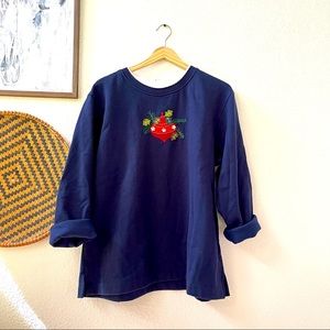 WHITE STAG CHRISTMAS GRANDMA SWEATSHIRT SZ XL